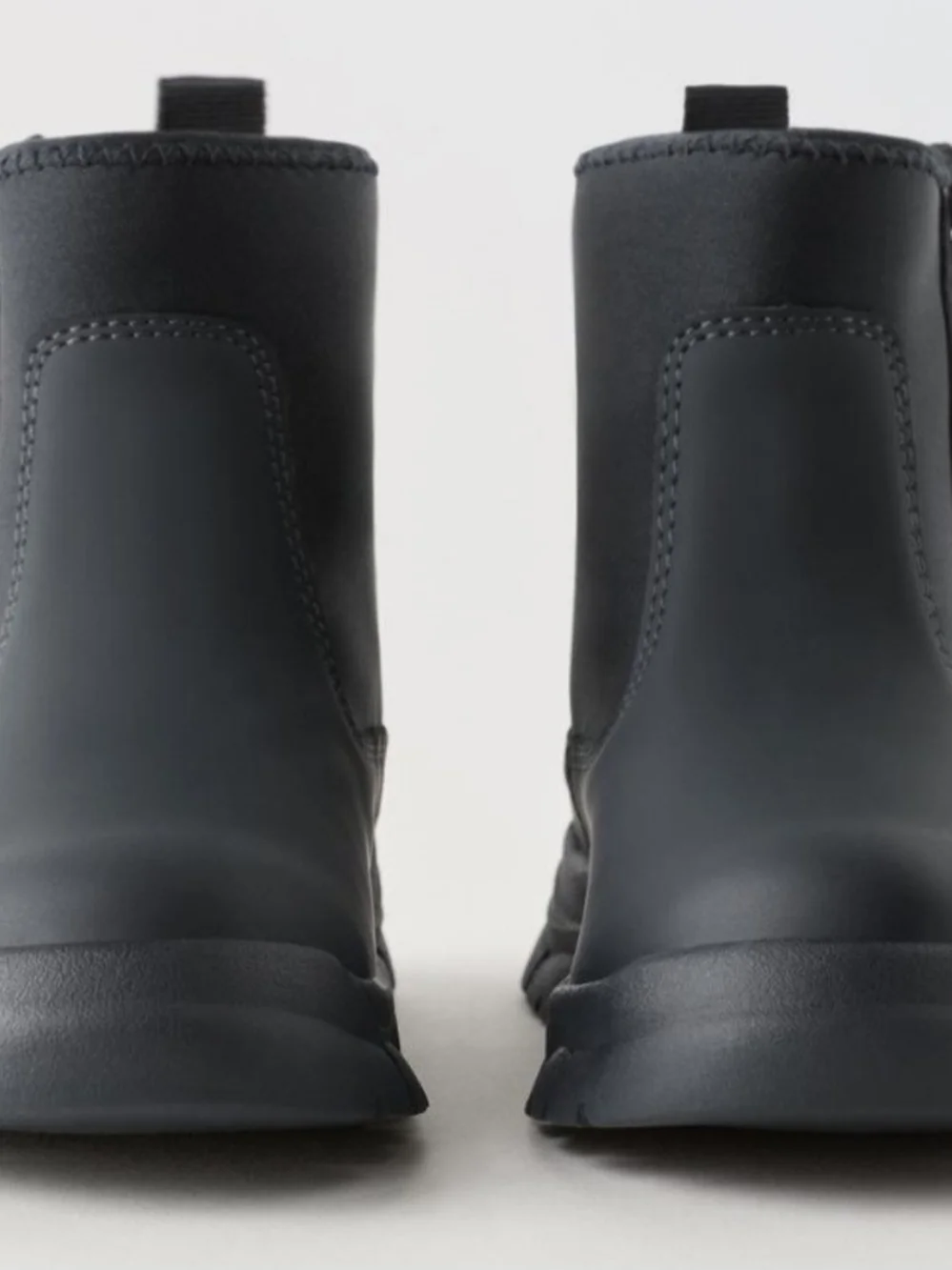 Zara Kids Black Zipper Boots [Unisex]